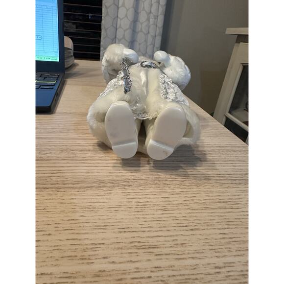 Ded Moroz Father Frost 9” White Silver Resin Figure Russian Christmas Staff - Picture 7 of 8